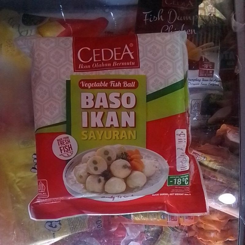 

cedea baso ikan sayuran