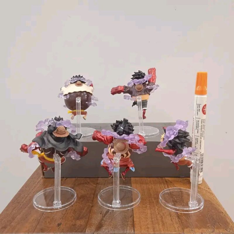 mainan figure luffy One Piece bulan Gear 5 Luffy red Action Figurine PVC Model Toys monkey d luffy r