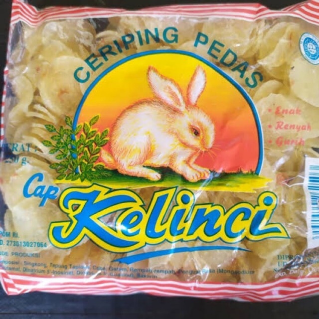 

Keripik Ceriping Pedas Cap Kelinci