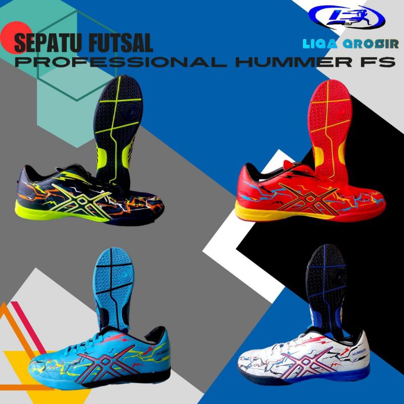 Sepatu Futsal Professional Hummer FS Original Shoes.