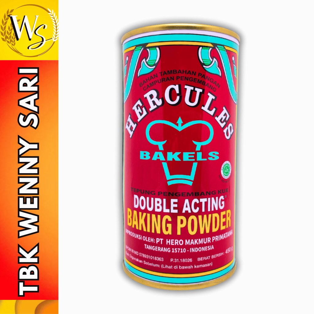 

Baking Powder Double Acting Hercules 450 gram