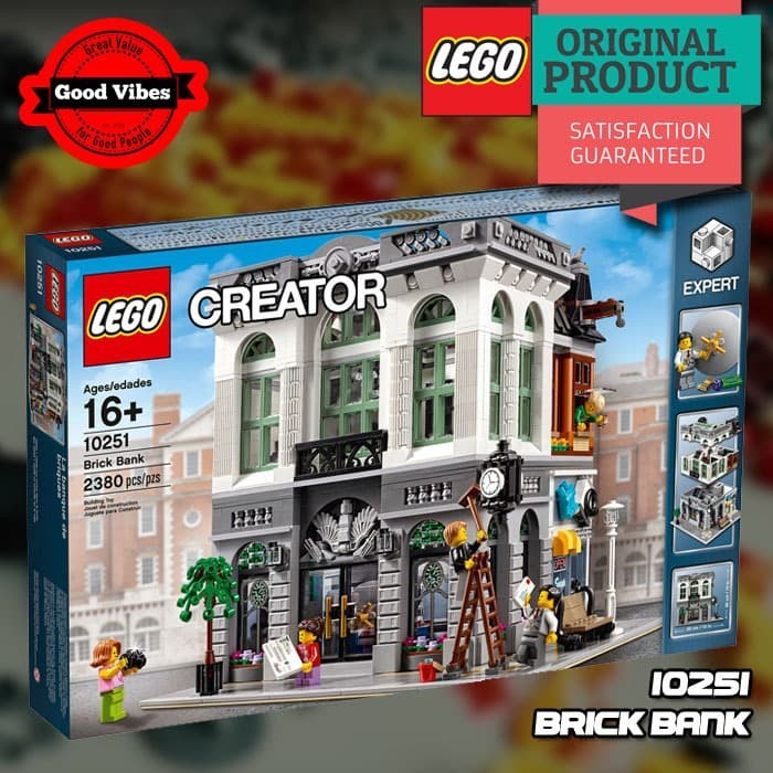 LEGO Original CREATOR EXPERT 10251 Brick Bank - Mainan Anak Koleksi