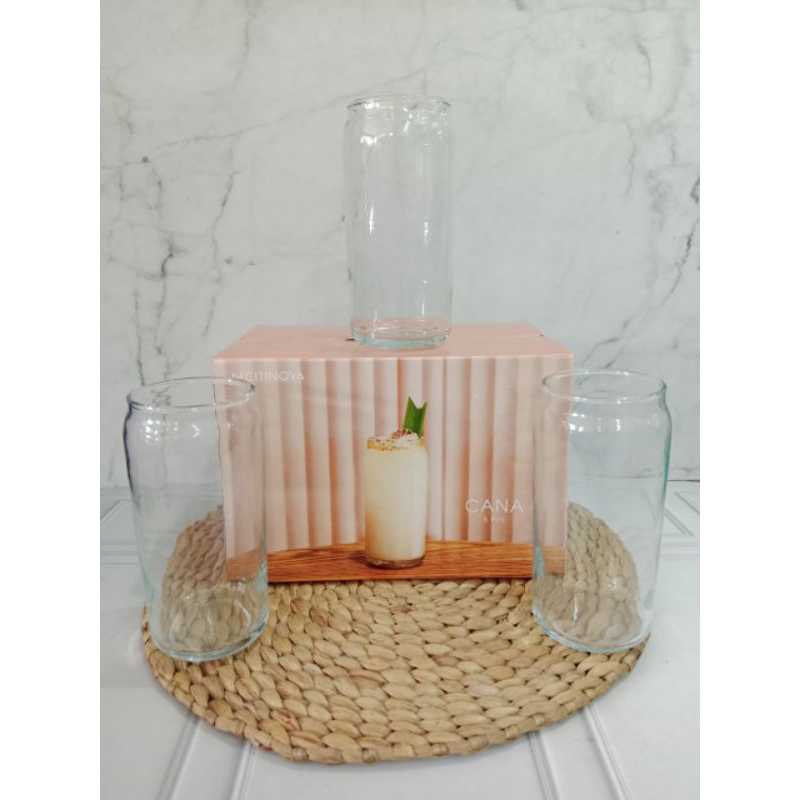 GELAS CITINOVA- CANA/ GELAS KOPI/ GELAS KACA 6 PCS