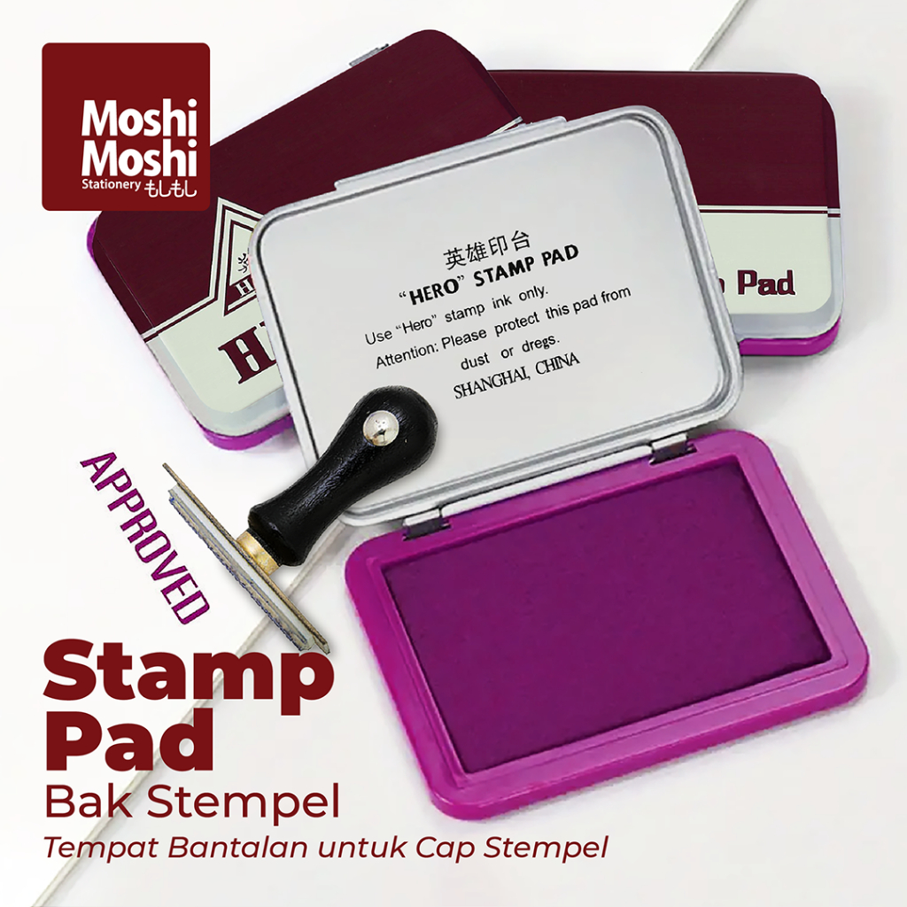 

Stamp Pad Bak Bantalan Tinta Stempel File Dokumen dan Surat Menyurat