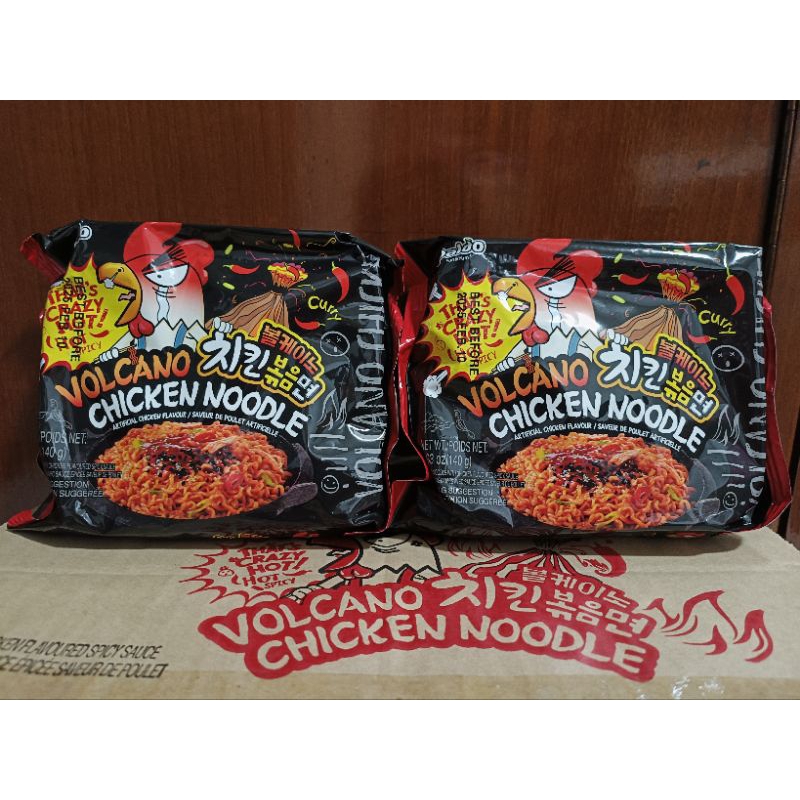 

MIE INSTAN KOREA PEDAS PALDO VOLCANO CHICKEN NOODLE UKURAN 140 GRAM