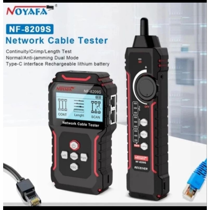 NOYAFA NF-8209 S LAN Tester Rj45 / Cable Tester LAN POE