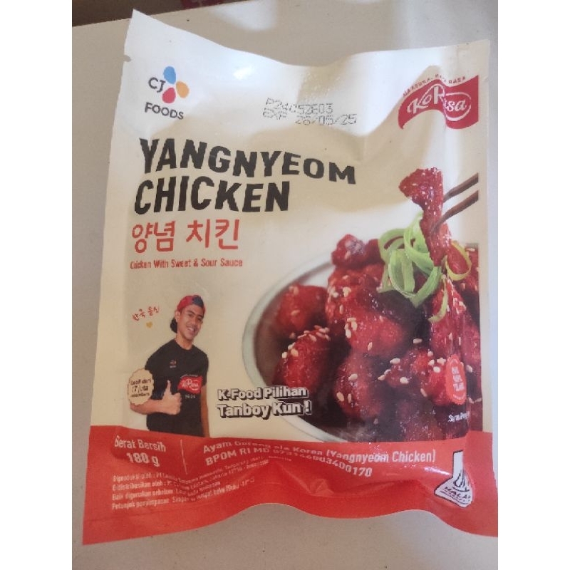 YANGNYEOM KORASA CHICKEN 180G