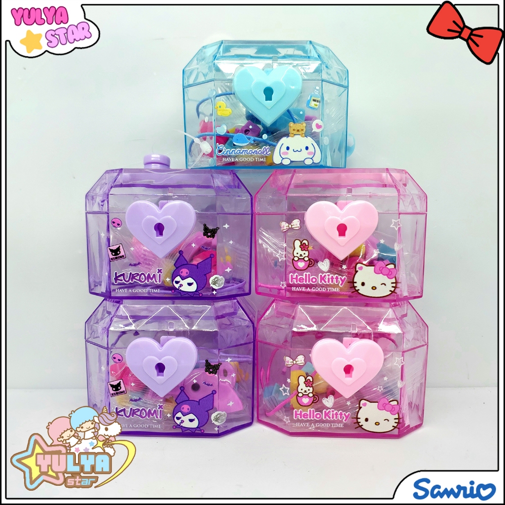 

Treasure box Sanrio / Kotak harta karun SANRIO lucu isi penghapus