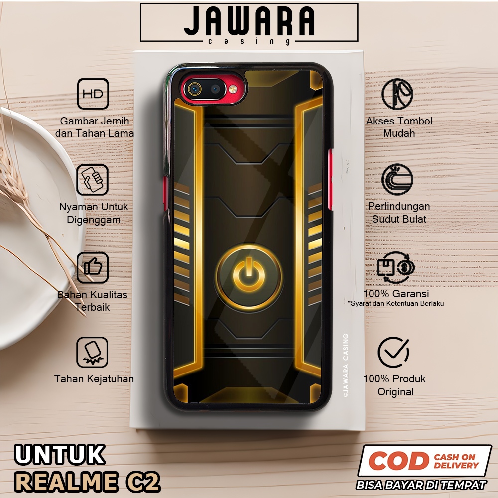 Case Realme C2 Casing Realme C2 [GLXY] Premium Case Glossy Case Hp Realme Jawara Casing Hp Realme C2