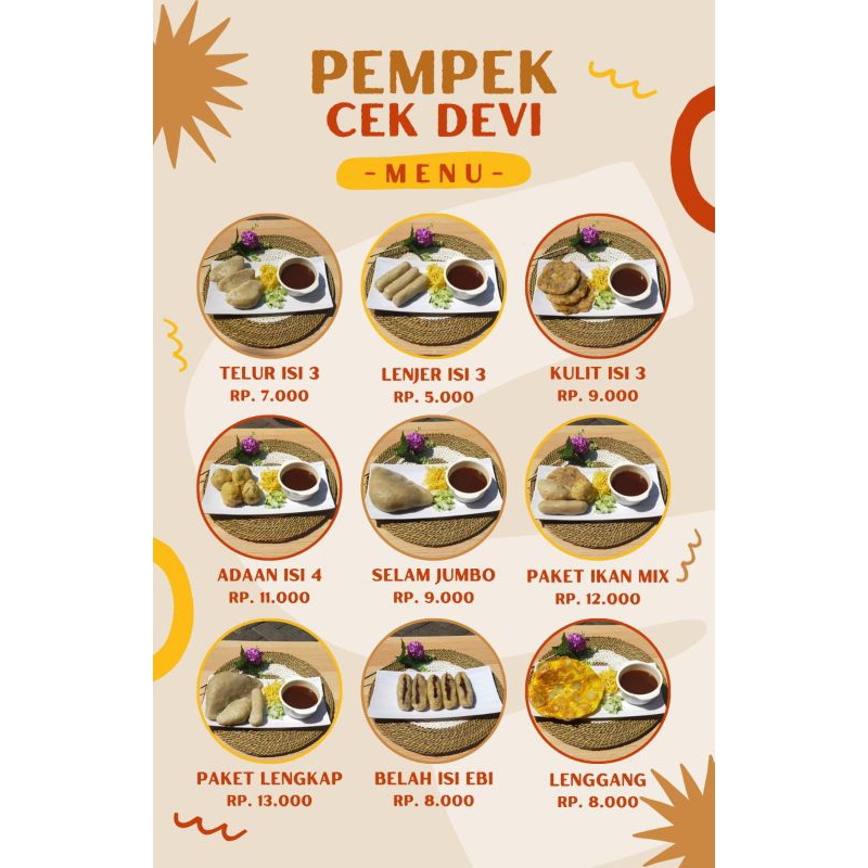 

Pempek dos dan pempek ikan asli Palembang