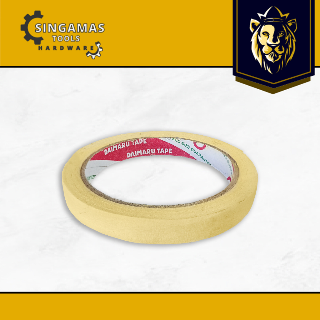

DAIMARU Isolasi Kertas Lem 1/2 Inch - Masking Tape