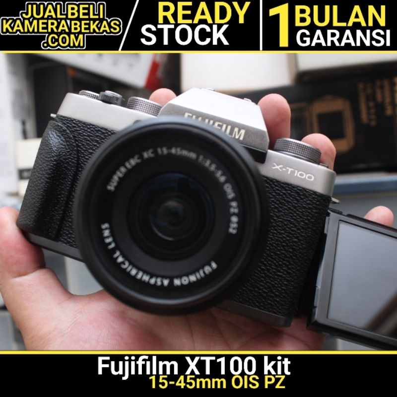 Fujifilm XT100 kit 15-45mm OIS PZ BEKAS