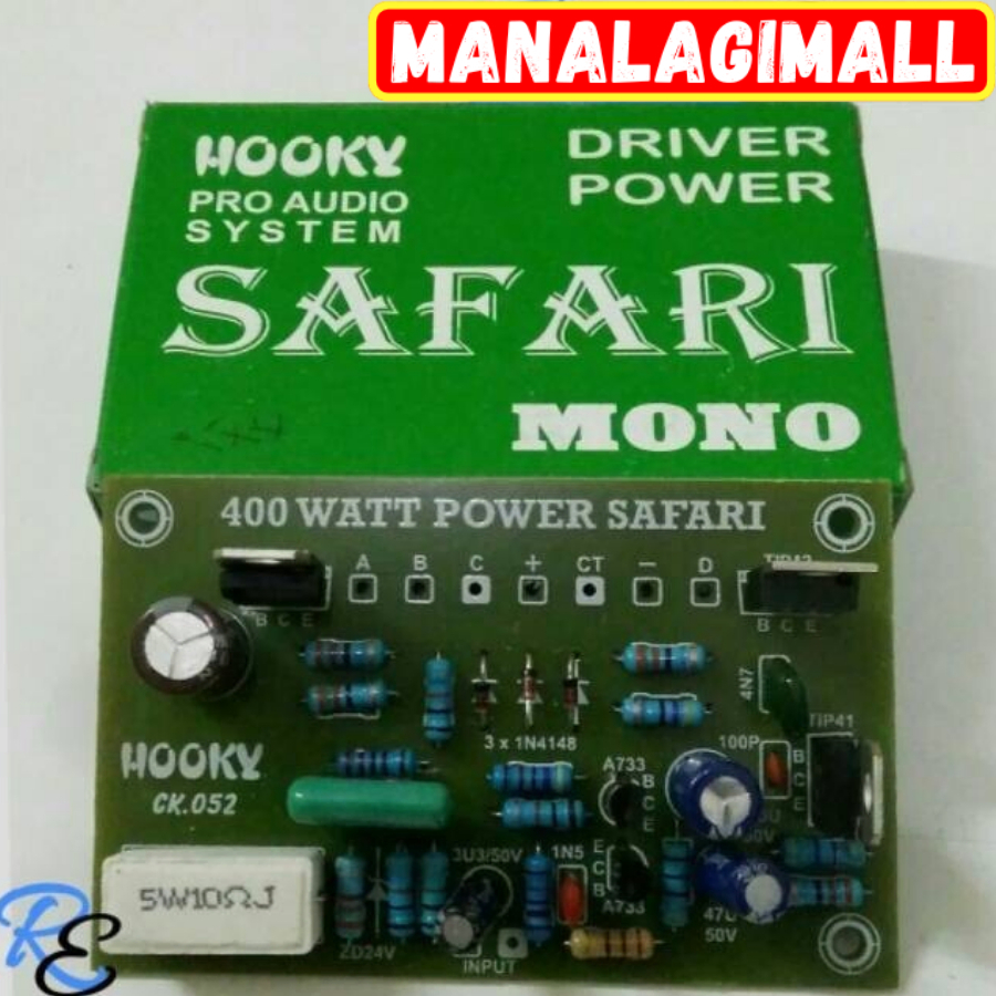 Kit Driver Power Amplifier Sanken Mono Safari 400 Watt / Driver Power Amplifier Sanken Mono Safari 4