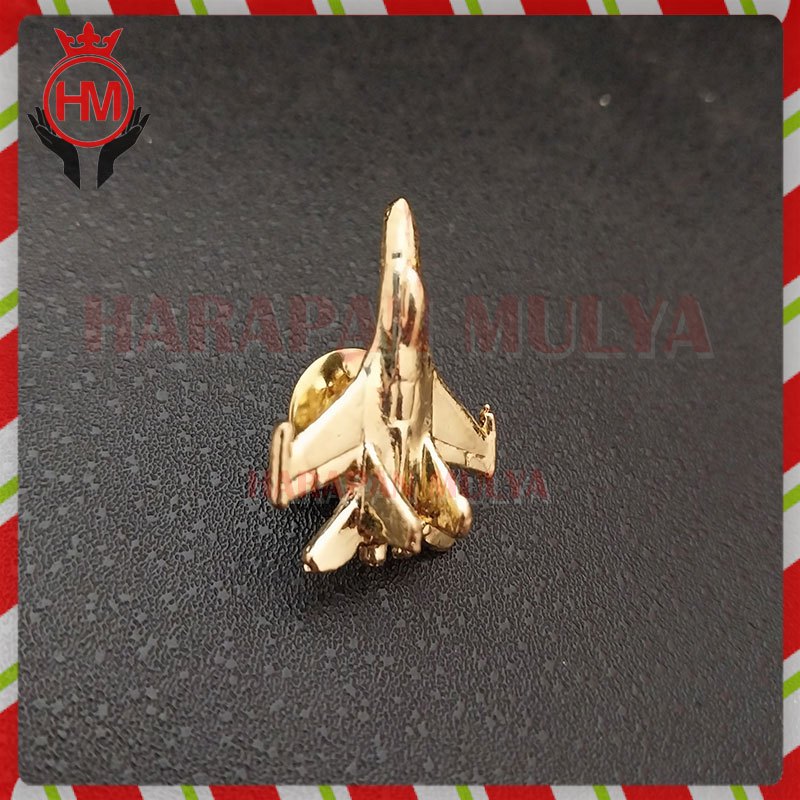 Bros  Pin Miniatur Pesawat F16 - Pin Pesawat F16 Murah - Harapan Mulya