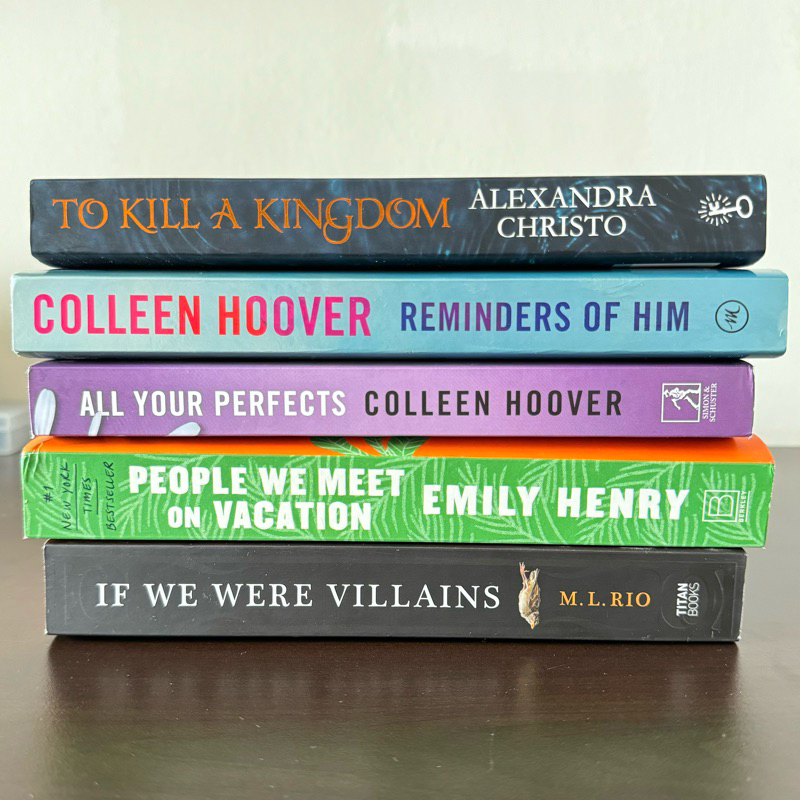 preloved import books all your perfects colleen hoover defy me tahereh mafi a court of thorns and ro