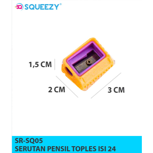 

(Pcs) SQUEEZY - Rautan Pensil SQ-05