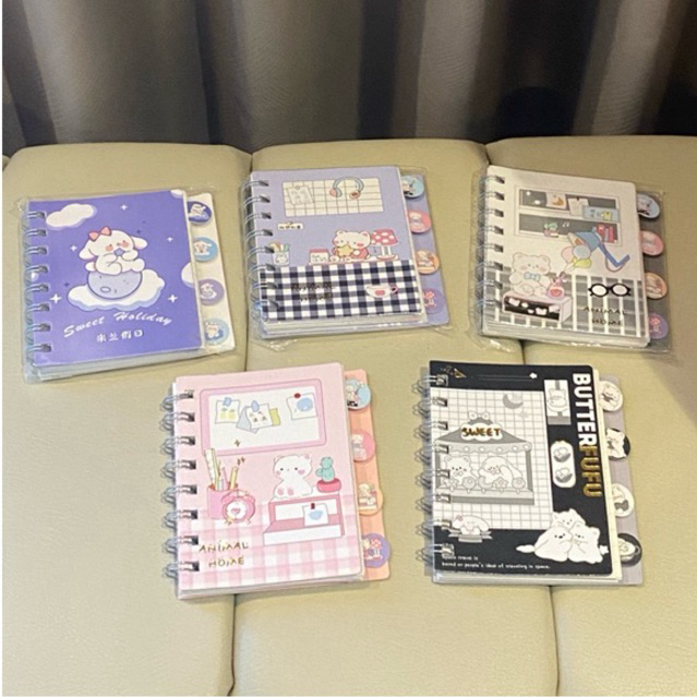 

Cute animal notebook mini / kecil