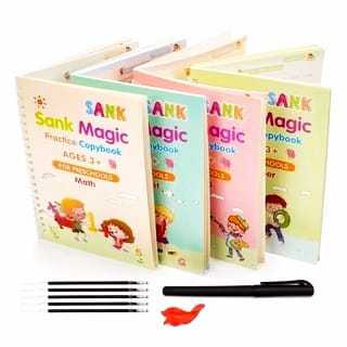 

( JI ) SANK Magic Practice Book Buku Belajar Menulis Anak 1 SET Isi 4 Buku + Pulpen