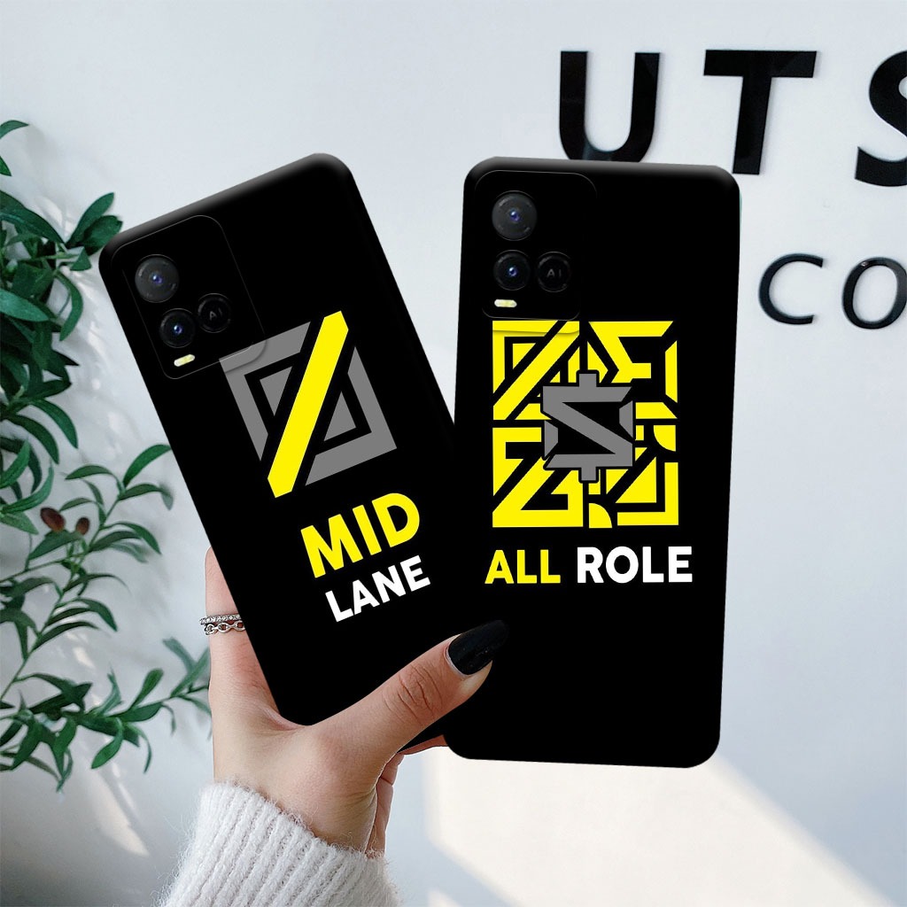 oftcase Procamera Vivo Y21 Y21A Y21S Y21T Y33S Y33T Motif GAME ( NS01 ) Silikon Lentur Kesing HP - C