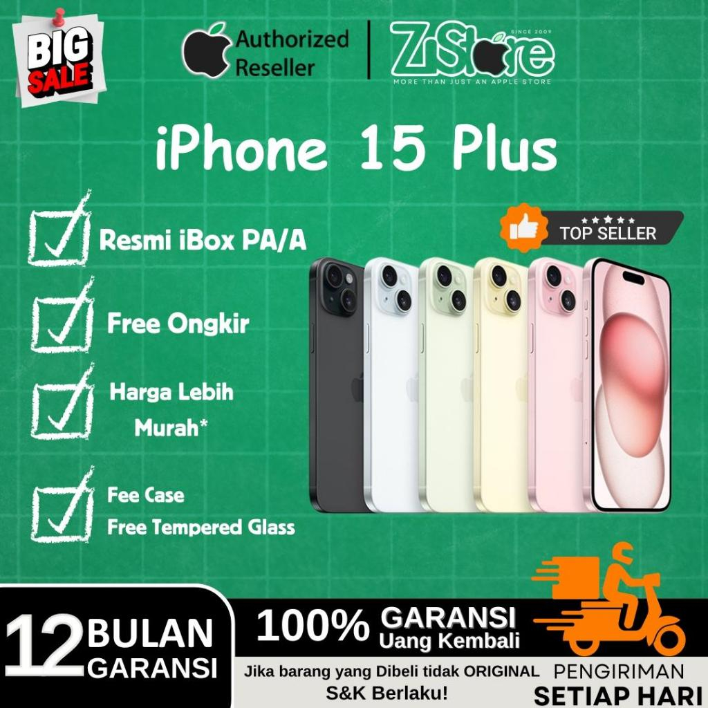 iPhone 15 Plus Second Bekas iBox | Baru Garansi Resmi 128GB 256GB 512GB Midnight Pink Black Blue