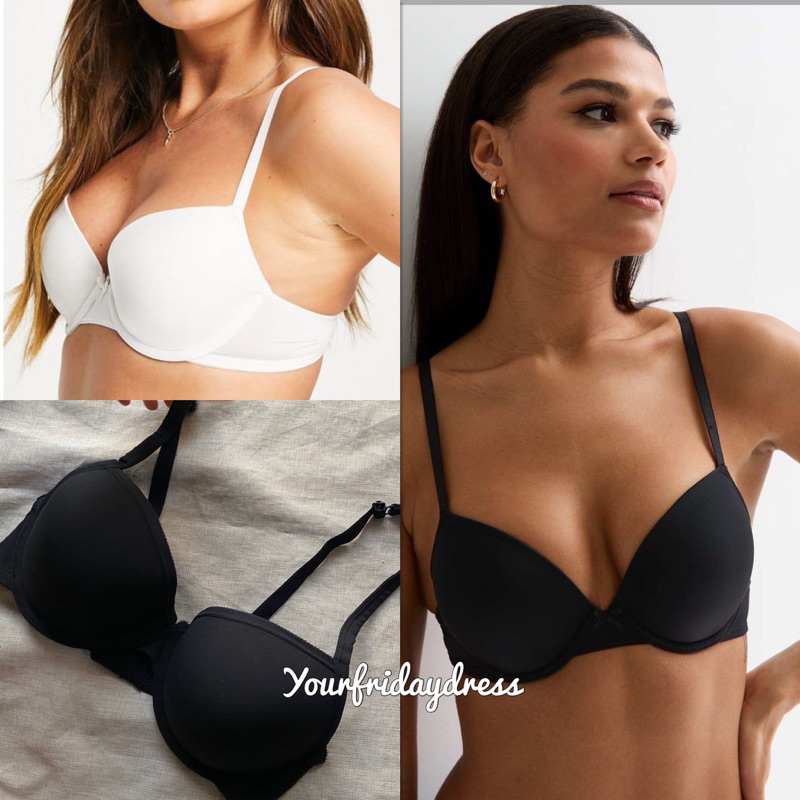 VALEGE LINGERIE PARIS Cotton Rich Classic Nude Plunge Tshirt Bra / BH Import Beha Katun Organic Cott