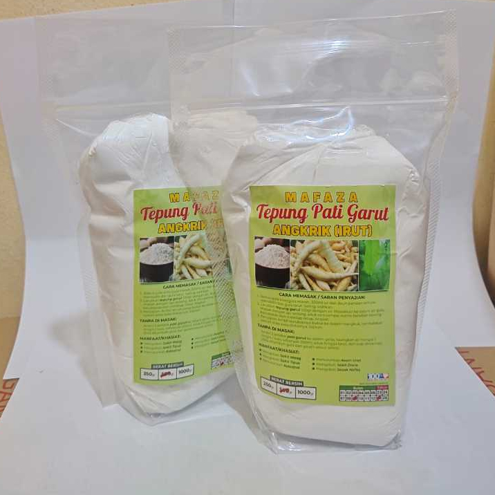 

TEPUNG GARUT/PATI ASAM LAMBUNG/ANGKRIK /ARROWROOT 500Gr