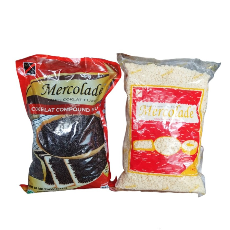 

Mercolade Tahiti Coklat Putih Flake 1 kg Butiran coklat Flakes