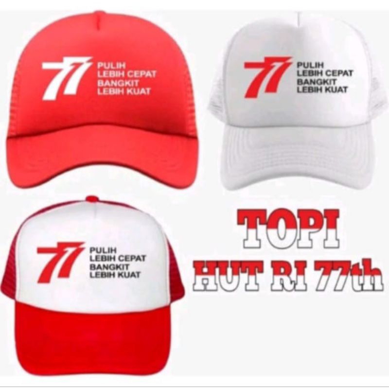 topi hut RI 77 trucker premium high quality