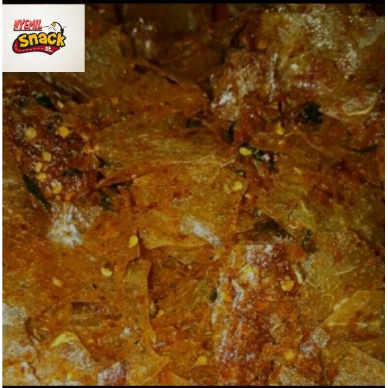 

250 gram kripik kaca pedas daun jeruk