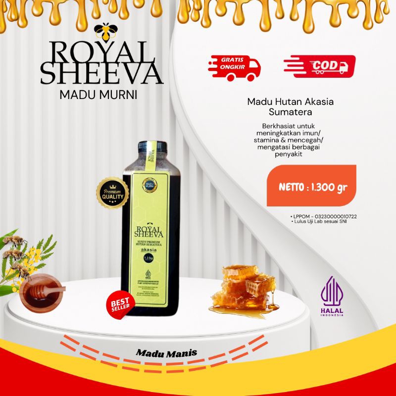 

Madu Murni Royal Sheeva 1.3 kg Premium 100% Original Hutan Sumatera