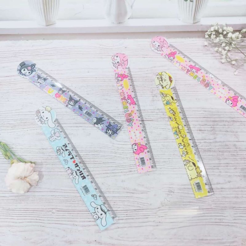 

PENGGARIS KARAKTER SANRIO/PENGGARIS 15CM/PENGGARIS LUCU/PENGGARIS