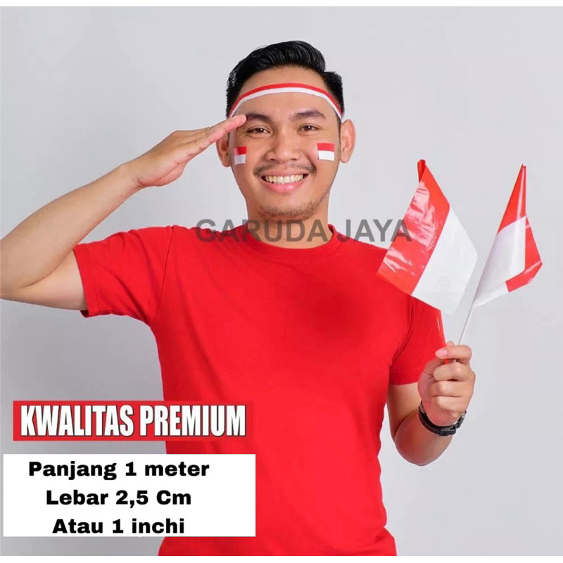 

PITA MERAH PUTIH 1 Inchi / 2,5 cm permeter Batam