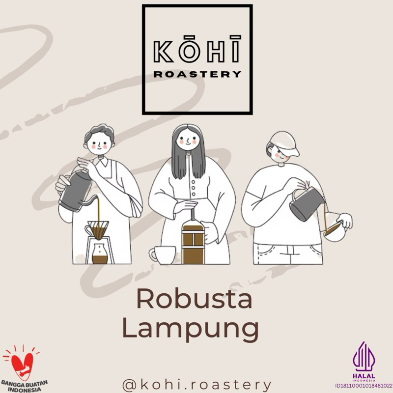 

Robusta Lampung Original 1000 Gram