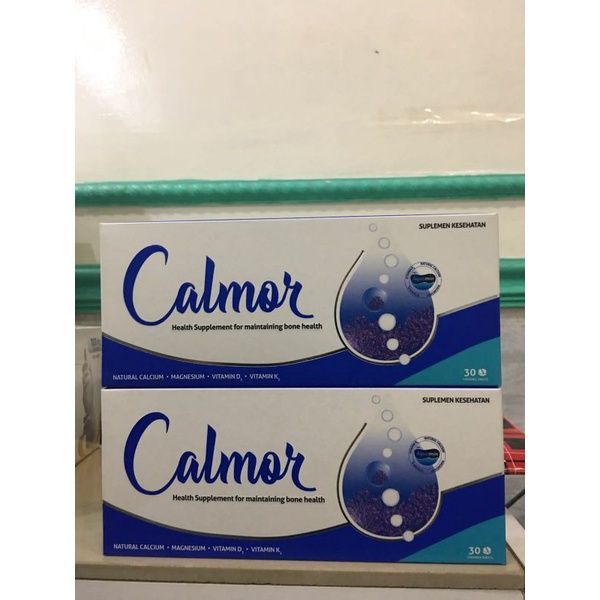 CALMOR box 30 TABLET KALSIUM ORGANIK RASA COKLAT BERASAL DARI AQUAMIN / KALSIUM IBU HAMIL DAN MENYUS