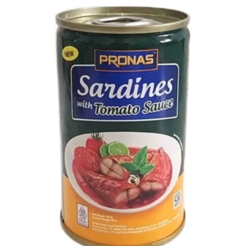 

Pronas Sarden Tomat 155gr sardines tomat