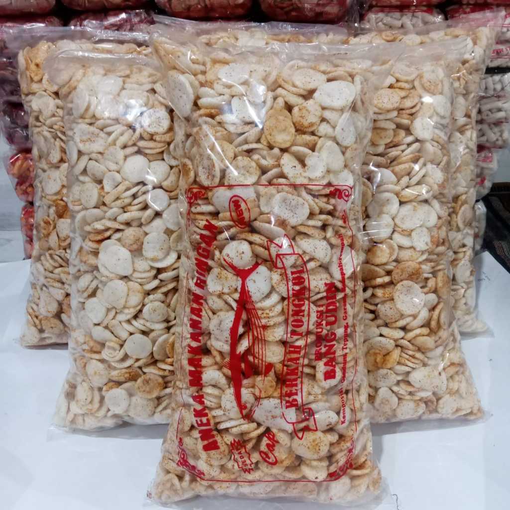 

KERUPUK JENGKOL BULAT EXTRA PEDAS 1KG CAMILAN JADUL