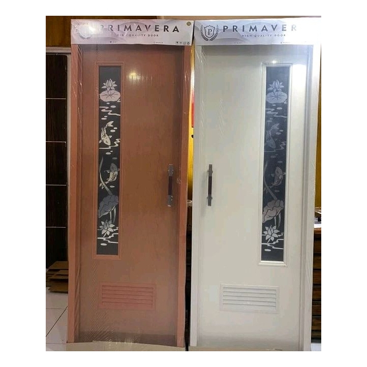 PINTU KAMAR MANDI PVC KACA / PINTU PVC KACA MODERN