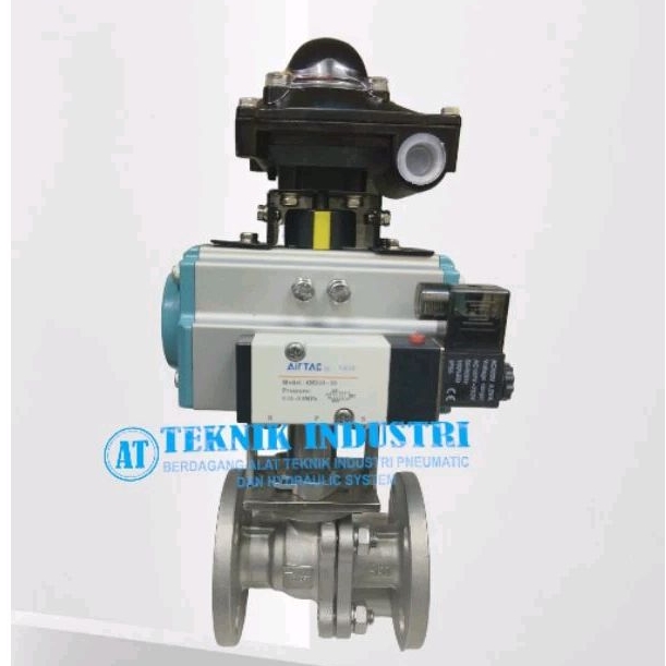 Pneumatic Actuator Ball valve Flange 1 Inch Stainless 316 CF8M