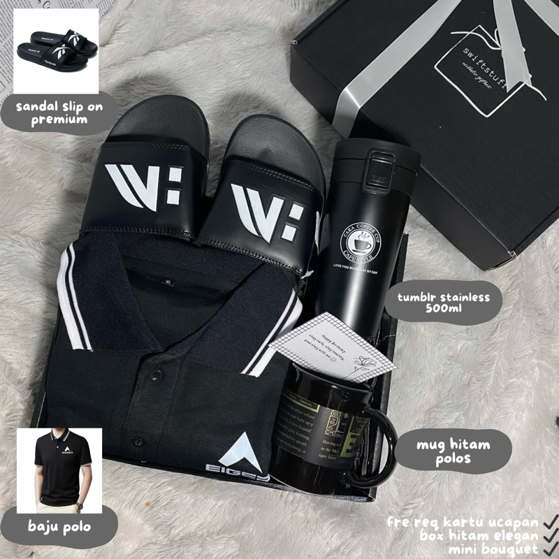 

GIFTBOX HAMPERS SLIP ON FOR MEN BLACKSERIES PREMIUM