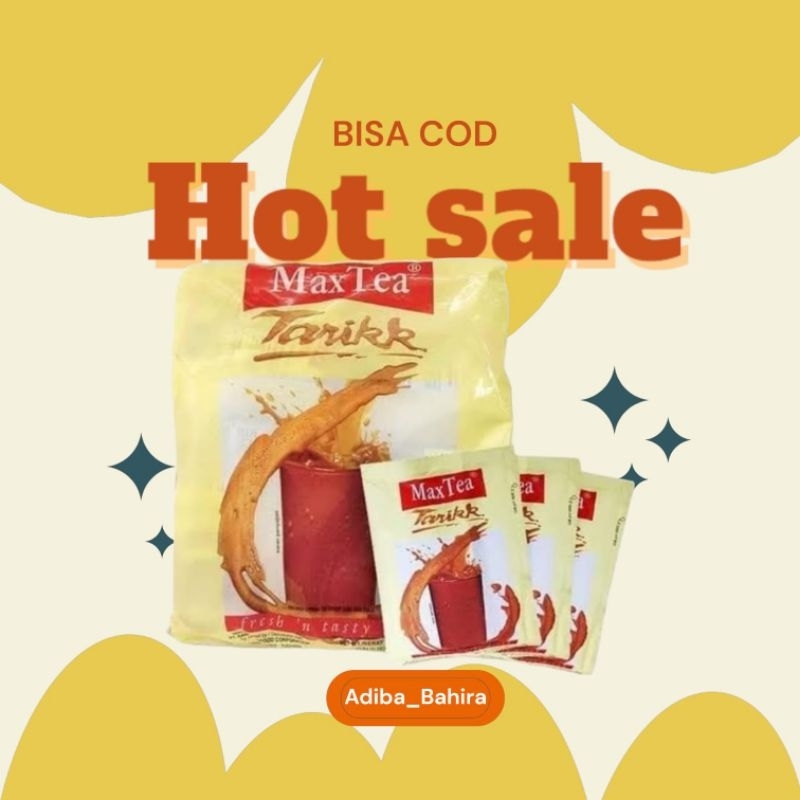 

1 RENCENG MAX TEA TARIK SACHET [10 pcs]