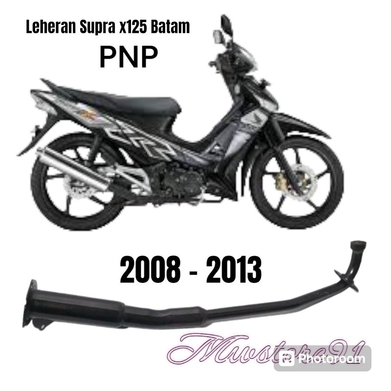 leheran knalpot Supra 125 X pnp / Supra 125 X batman