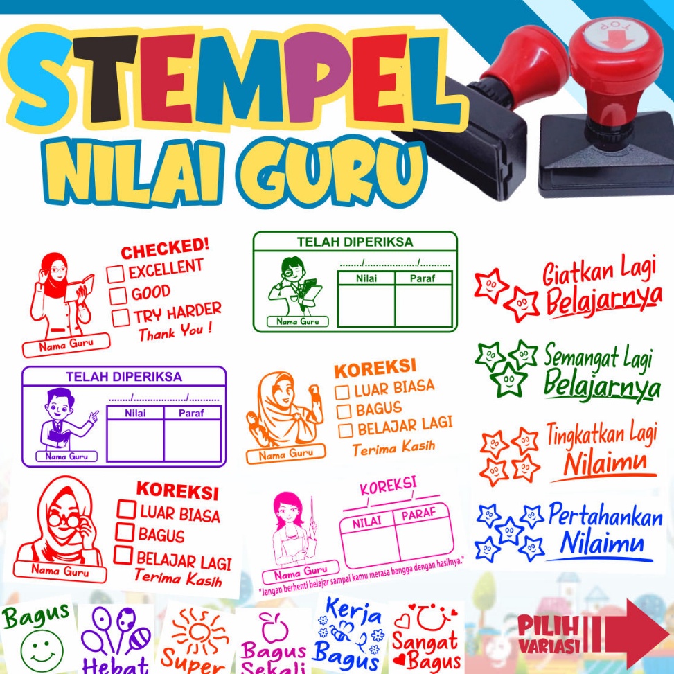 

Promo Sekarang Stempel Nilai Guru Penilaian Koreksi Checked