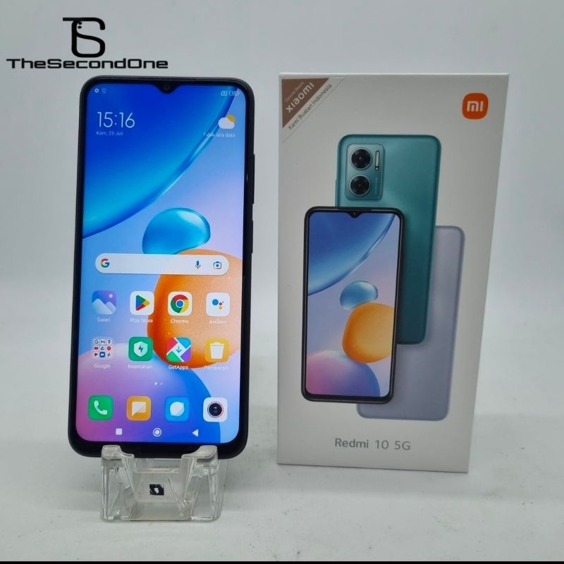 XIAOMI REDMI 10 5G, 6GB/128GB, GRAPHITE GRAY, BEKAS/SECOND|FREE EARPHONE