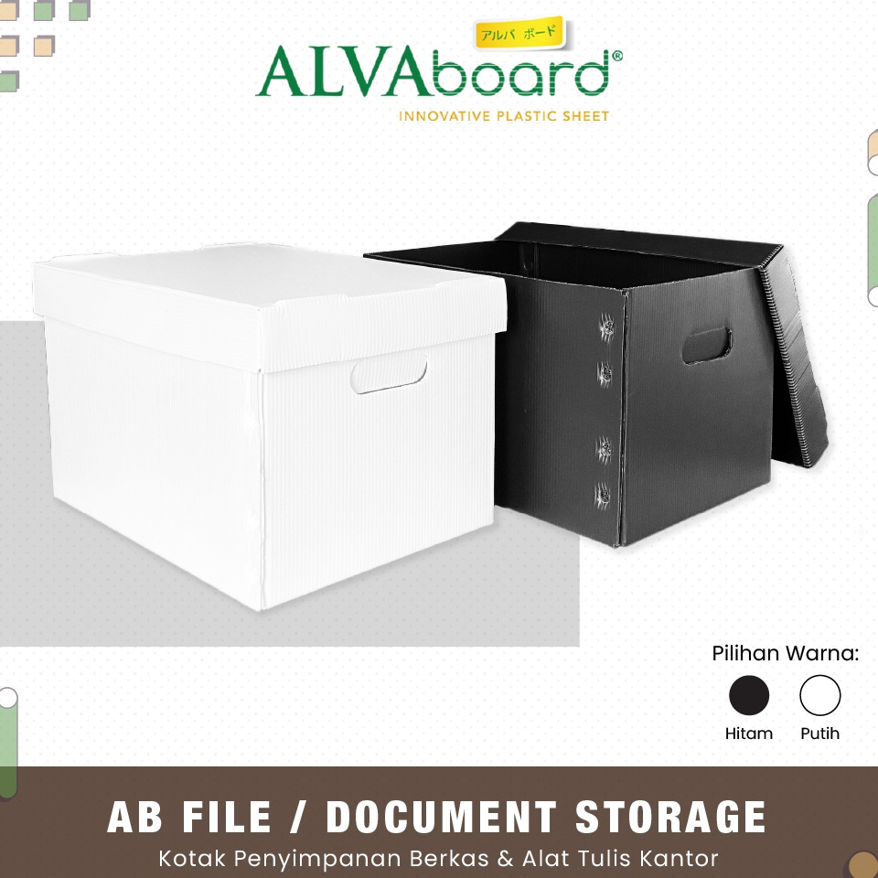 

Diskon Heboh Kardus Dokumen ALVAboard Box File Kantor Tutup Pisah Ukuran 365x265x24 cm P x L x T