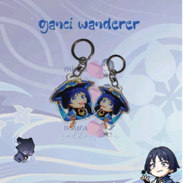 gantungan kunci wanderer gensin impact