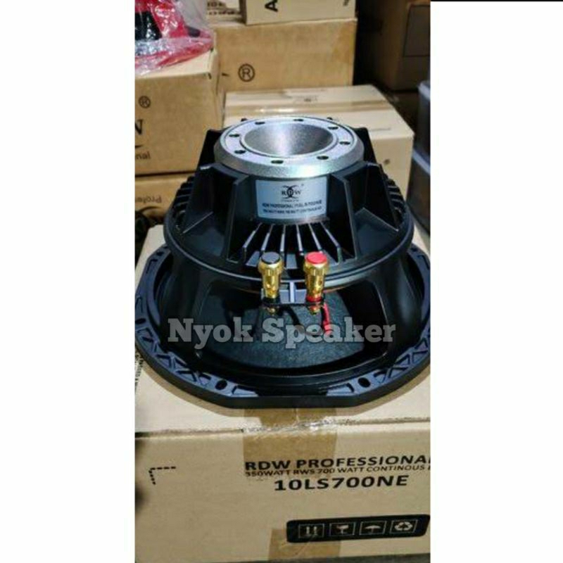Speaker Komponen Spiker RDW 10LS700NE 10 inch / inc Neo / Neodymium