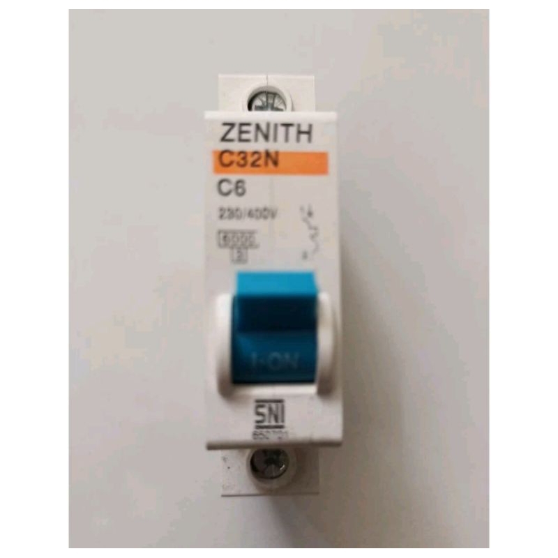 MCB Zenith Sekring Listrik 1Phase 2A, 4A, 6A, 10A
