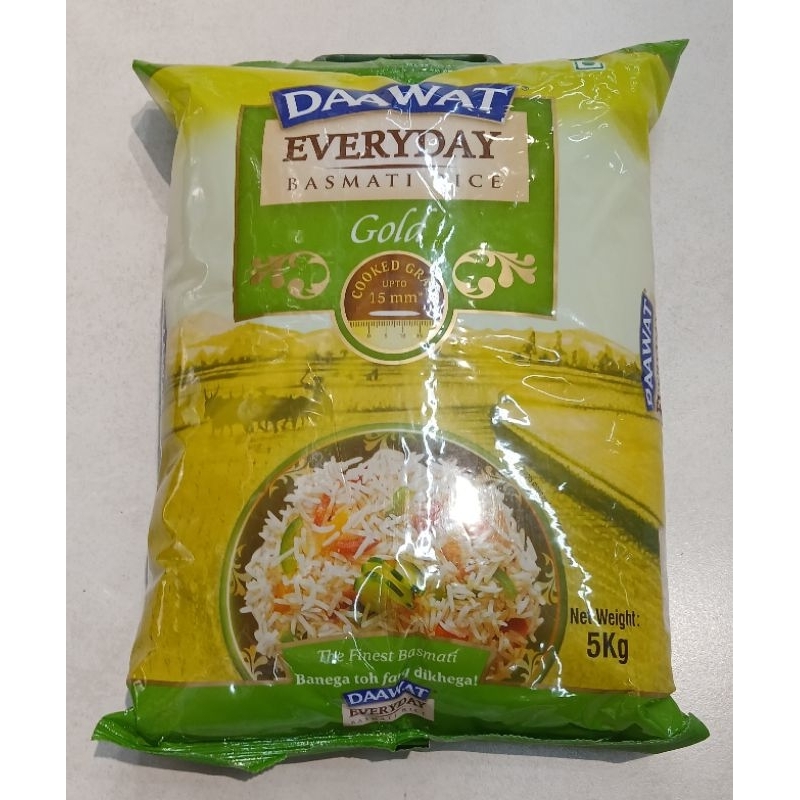 

Beras India DAAWAT Everyday Basmati Rice Beras Basmati 5 kg - HK