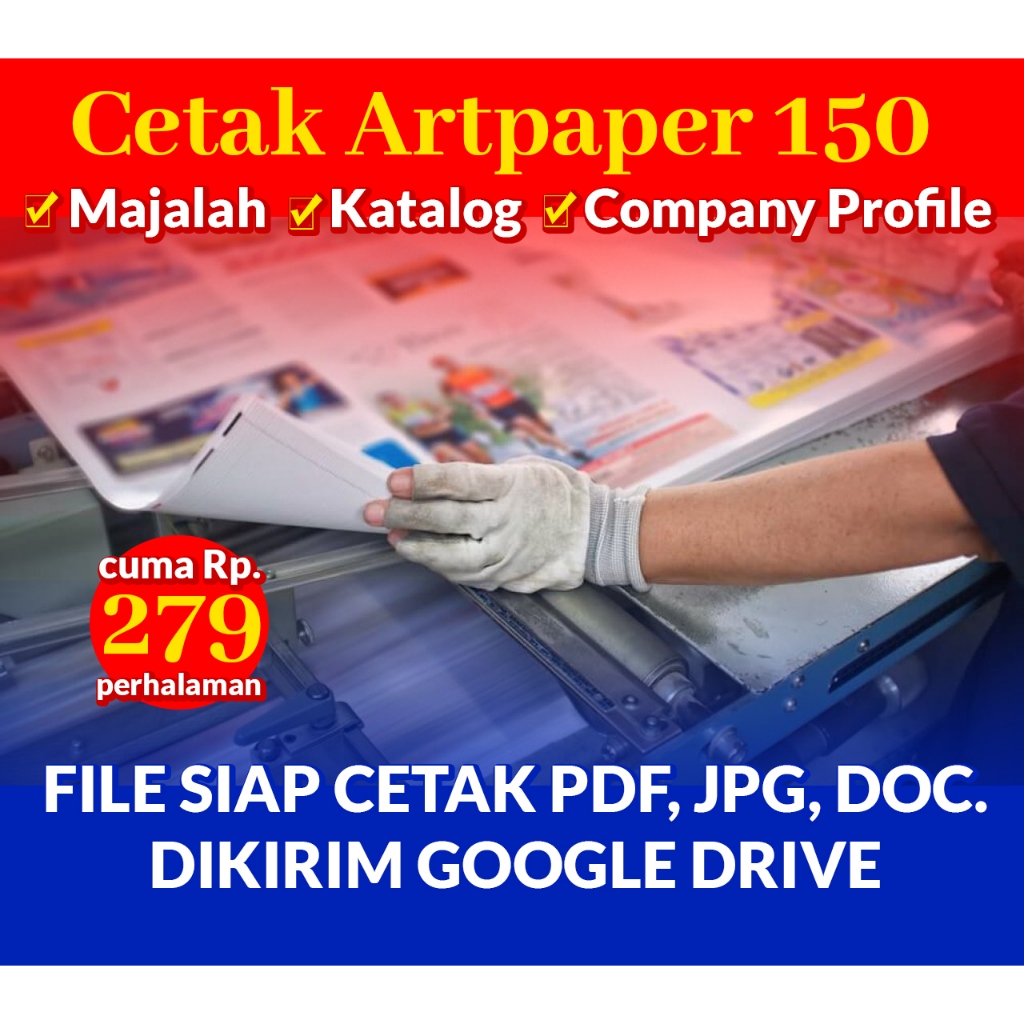 PRINT, CETAK : Majalah, Buku Saku, Bloknote, Company Profile (ART PAPER Super Glosy 120 - 150gsm)