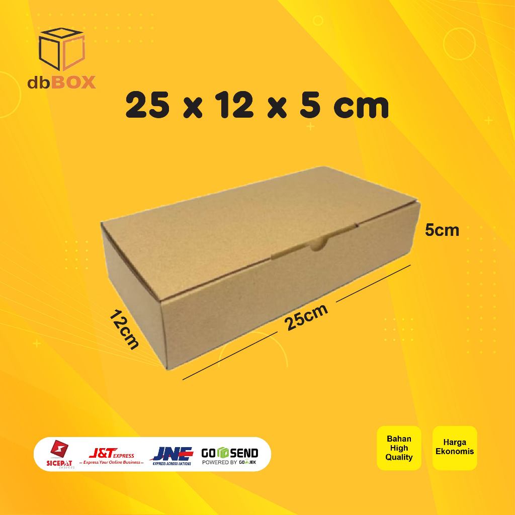 

Kardus 25x12x5 cm | Box Die Cut & Easy Usage | Box Kotak Aksesoris